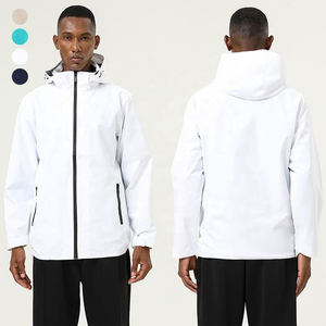 เสื้อแจ็คเก็ตซอฟต์เชลล์สีพื้นสำหรับผู้ชาย มีซิป ปักโลโก้ได้ น้ำหนักเบา กันลม เหมาะสำหรับกิจกรรมกลางแจ้ง - Product Image 4