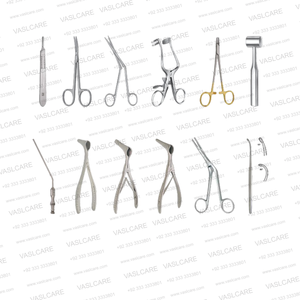 Kit de microchirurgie nasale Berghaus, manuel, en acier inoxydable allemand, comprenant des perforateurs Stammberger, des pinces Kuhn-Bolger et des pinces Blakesley - Product Image 4