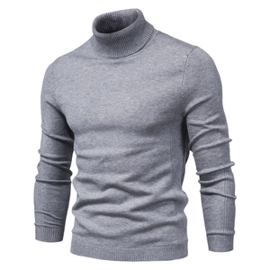 New Winter <b>Turtleneck</b> Thick Mens <b>Sweaters</b> Casual Turtle Neck Solid Color Quality Warm Slim <b>Turtleneck</b> <b>Sweaters</b> Pullover Men - Product Image 3