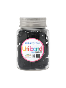 Bandas para el Cabello de TPU Hechas en Corea, Personalizadas OEM ODM, en Botella de Plástico, Bandas Elásticas de Goma No Tóxicas, OEKO-TEX - Product Image 1