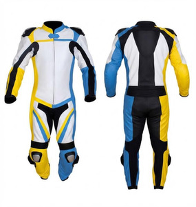 ชุดแข่งรถ MotoCP หนังวัว/หนังจิงโจ้ แบบจั๊มสูท/ชุดป้องกันขั้นสูงสำหรับสนามแข่งและถนน ตัดเย็บตามสั่ง - Product Image 1