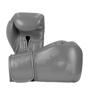 Gants de boxe en cuir véritable sur mesure, vert uni, pour entraînement professionnel, sparring, équipement de Muay Thai, OEM - Product Image 2