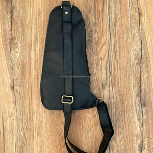 <b>Men's</b> Full Grain Genuine Cowhide Leather Chest <b>Bag</b> Vintage Cycling Sports Crossbody Sling <b>Bag</b> <b>for</b> Business or Casual Use - Product Image 4