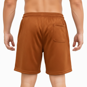 Shorts de course athlétiques pour hommes, respirants, à séchage rapide, en maille, vêtements de sport - Product Image 4