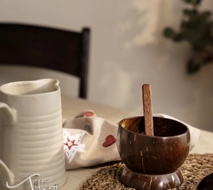 Eco Friendly <b>Coconut</b> <b>Shell</b> Bowl Premium Quality Handmade Natural Durable Polished Reusable Kitchen Dining Serving Product - Product Image 4