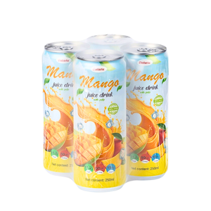Jugo de Mango en Lata Delgada de 250 ml de Alta Calidad, Nuevo, OEM/ODM de Vietnam, con Pulpa, Marca Privada, Jugo de Frutas y Verduras - Product Image 5