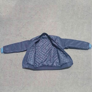 Custom Men's Bomber Jackets Thick Cotton <b>Padded</b> Windproof Street Style Embroidery Patch Stand Collar High Quality Bomber Jackets - Product Image 3