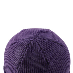 Bonnet en tricot noir et blanc personnalisé avec revers, en coton premium, ajustable, pour sports d'hiver, OEM ODM, marque privée KRAVEN SPORTS - Product Image 6