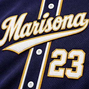 Camiseta de Béisbol Personalizada OEM, Etiqueta Privada, Nombre y Número Bordados, Uniformes de Equipo, Manga Corta, Algodón Orgánico, Estilo Retro - Product Image 5