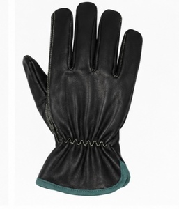 Gants de travail robustes et confortables en cuir grainé, antidérapants, résistants à la chaleur, design personnalisable, poignet renforcé, respirants, longs et hauts - Product Image 4