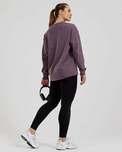 Prix de gros Vintage Dusk Comfort Oversize Manches Courtes Femme Coupe Slim Doux Respirant Polyester/Coton Streetwear d'été - Product Image 5