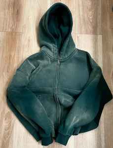 Sudadera con Capucha Unisex de Algodón de Alta Calidad Personalizable con Logotipo Impreso o Bordado, Sudadera con Cierre - Product Image 2