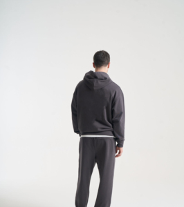 Sudadera con Capucha Personalizada de Invierno para Hombre, Bordada, Estilo Urbano, Cierre de Aleación, Lavado Ácido, 100% Algodón, Alta Calidad - Product Image 6