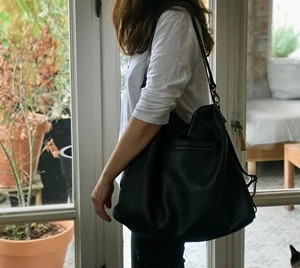 Nuevo Bolso Tote de Cuero Genuino para Mujer, Resistente al Agua y al Viento, con Cierre de Cremallera, Color y Logotipo Personalizables - Product Image 4