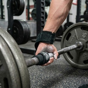 Sangles de musculation en cuir de vachette personnalisables avec logo, robustes, légères, souples, pliables, réglables et antidérapantes pour la musculation et le powerlifting - Product Image 5