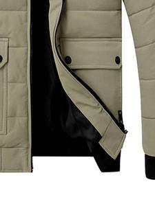 Custom <b>Men</b> <b>Winter</b> Puffer Jacket Sherpa Fleece Collar Quilted Padded Warm <b>Parka</b> Jacket Casual Slim Fit Thick Outdoor <b>Coat</b> <b>Men</b> - Product Image 6