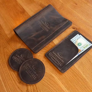 Porta Billetes de Cuero Genuino de Gran Volumen, Precio al por Mayor Económico, Funda para Billetes de Cuero Real para Distribuidores Globales LBH-0212 - Product Image 1