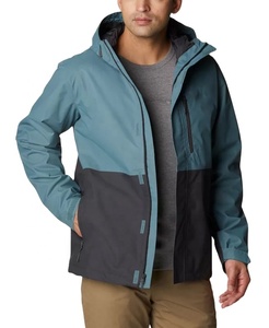 Veste coupe-vent légère en polyester pour la course à pied, la gym et l'entraînement, respirante, à capuche, avec fermeture éclair, imperméable, automne, grandes tailles - Product Image 1