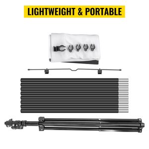 Schermo per Proiettore Portatile 70 Pollici 16:9 4K HD con Supporto, Senza Pieghe e Regolabile in Altezza per Home Theater o Ufficio - Product Image 6