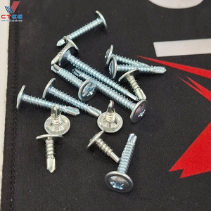 Vis autoperceuse professionnelle M5x25 à tête aile avec grande rondelle pour l'installation sur tôles fines - Product Image 2