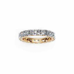 Moissanite <b>Statement</b> <b>Ring</b> in <b>Silver</b> Channel Setting Rhodium Plated Bold Men's Luxury Jewelry with Continuous Row of Round Stones - Product Image 1