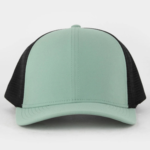 Casquette Trucker Vert Menthe avec Dos en Maille Noire Réglable Unisexe – Chapeau de Baseball Décontracté pour l'Extérieur Printemps-Été, Design 6 Panneaux - Product Image 2