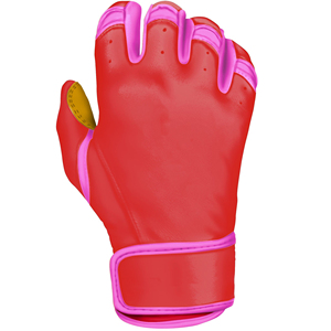 Guantes de Bateo de Béisbol Personalizados de Cuero Cabretta, Cierre de Gancho y Bucle para Mano Derecha, Puño Corto, Sensación Suave Premium, Alto Agarre, Talla XXL - Product Image 3