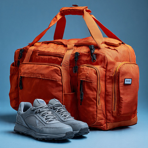 2026 Wholesale Gym Zipper Bags Workout Men Travel Canvas Classic Duffle Bags 100%Polyester Zipper Duffel Bags Gym Duffle Unisex - Product Image 2