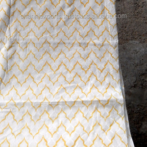 Vente en gros de tissu en coton imprimé en bloc matière première polyvalente pour vêtements, literie de maison, ameublement et accessoires de sacs - Product Image 3