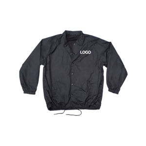 Veste coupe-vent personnalisée en tissu enduit Safari, imperméable, coupe-vent, respirante, grande taille, fermeture éclair, logos personnalisés - Product Image 1