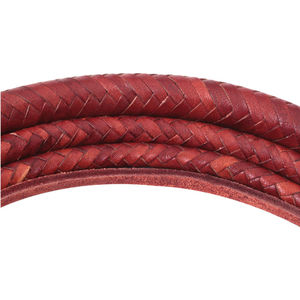 Látigo trenzado de cuero estilo vaquero para entrenamiento, acrobacias, disfraces y rol, a precio económico. Látigo para cazadores. - Product Image 4