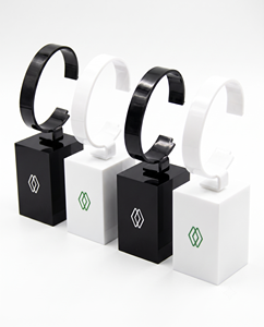 2025 New Fashion Acrylic Smart Watch <b>Display</b> Stand Compact Elegant Transparent Customized Freestanding Corner Shelf for Easy - Product Image 4