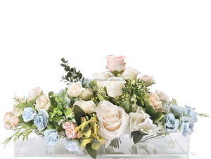 Nuevo jarrón moderno de acrílico Rectangular transparente elegante, jarrones florales de rosas, caja de exhibición de flores para centros de mesa para decoración del hogar, bodas - Product Image 6