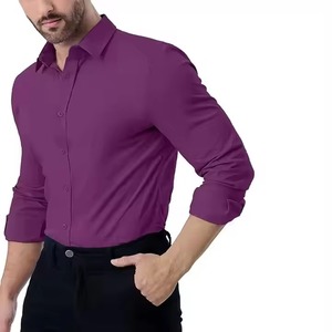 เสื้อเชิ้ตผู้ชายแขนยาว ผ้าฝ้าย 100% ลดราคาพิเศษ รับสกรีนโลโก้ มีหลายสีพื้น แฟชั่นลำลอง - Product Image 2