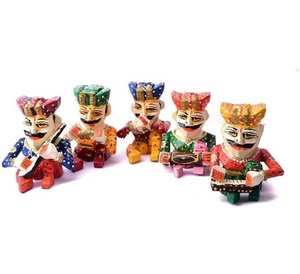 Marco de pared horizontal de hierro fundido hecho a mano con diseño musical Marwari moderno, multicolor y de aspecto tradicional para bodas - Product Image 2