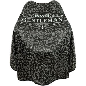 Capa de Peluquería Duradera para Salón, Delantal Moderno Estampado, Cuello Ajustable, Nailon Impermeable de Alta Calidad, Cómodo para el Cabello - Product Image 3