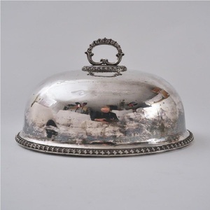 Plateau à beurre au design contemporain, sculpté à la main, en acier inoxydable, avec poignées, compatible lave-vaisselle, écologique, qualité alimentaire - Product Image 5