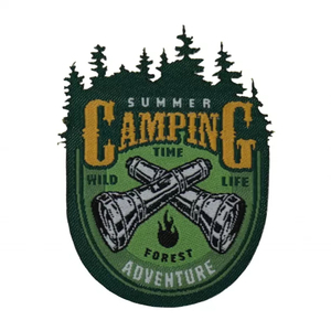 Badges et écussons brodés 3D personnalisés en tissu, avec logo entièrement brodé, à thermocoller - Product Image 2