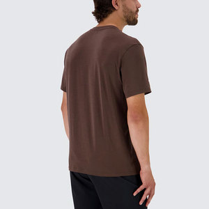 T-shirt à prix d'usine, vente chaude, séchage rapide, coupe ajustée, col en V, 100% coton, broderie de logo personnalisé, logo imprimé vintage - Product Image 2