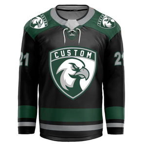 Camiseta de Hockey sobre Hielo de Compresión Sublimada Profesional, Ropa Deportiva al por Mayor, Transpirable, de Secado Rápido, 100% Poliéster, sin Mangas, para Equipo - Product Image 3