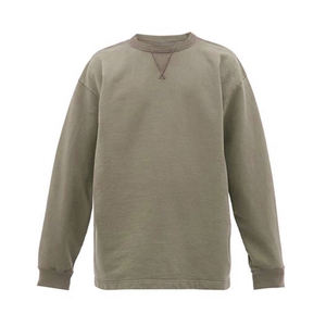 Sudadera de Cuello Redondo para Hombre, Corte Regular, Color Sólido, Tejido de Algodón, Estilo Casual para Otoño - Product Image 4