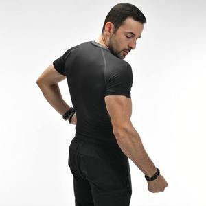Manufacturer Seamless Slim Fitness t <b>Shirt</b> Athletic Bodybuilding Muscle Tee Quick Dry High <b>Compression</b> Gym t <b>Shirts</b> <b>for</b> <b>Men</b> - Product Image 3