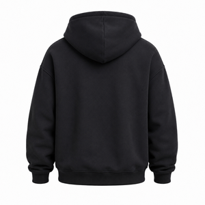 Sweat à capuche oversize bicolore pour homme, streetwear, pull en molleton, décontracté, mode hiver, qualité supérieure - Product Image 2