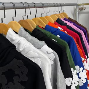 เสื้อฮู้ดดี้ผ้าฟลีซคอตตอนคุณภาพสูง 100% แห้งเร็ว ระบายอากาศดี มีกระเป๋าเสื้อ  สำหรับฤดูใบไม้ร่วง  แบบเรียบ  ปรับแต่งได้  สำหรับผู้ชายและผู้หญิง - Product Image 1