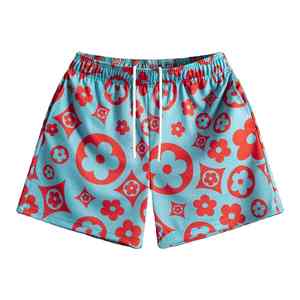 Shorts de basket-ball personnalisés pour hommes en maille polyester, taille plus, coupe classique, imprimé sublimé sur toute la surface, avec poches latérales - Product Image 5