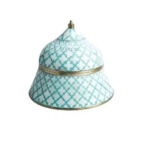 Cazuelas de Lujo Pintadas a Mano con Esmalte Brillante, Acabado Artesanal, Diseño Floral, Olla Profunda para Catering - Product Image 4