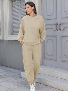Conjunto de Sudadera con Capucha Oversize y Pantalones de Chándal de Forro Polar Premium para Mujer, Conjunto Deportivo de Sudadera con Capucha y Pantalones de Chándal para Mujer - Product Image 2