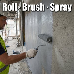 Peinture d'étanchéité pénétrante pour toiture en ciment, longue durée, anti-fuite, barrière contre l'humidité, pour dalle de toit, en vrac - Product Image 5