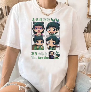 Camiseta de Mujer con Bordado Floral, Suave y Elástica, Cuello Redondo, Manga Corta, Corte Holgado, 100% Algodón, Transpirable, Primavera/Verano - Product Image 2