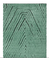 Tapis moderne de haute qualité en laine épaisse nouée à la main, brun naturel, à poils longs, antidérapant, motif original, adapté aux animaux domestiques